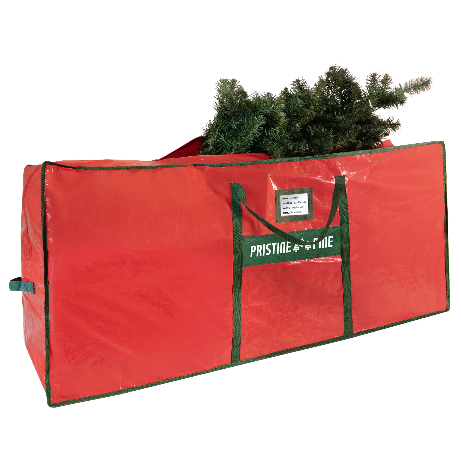 PristinePine TreeTote - Kerstboom opbergtas - Rood