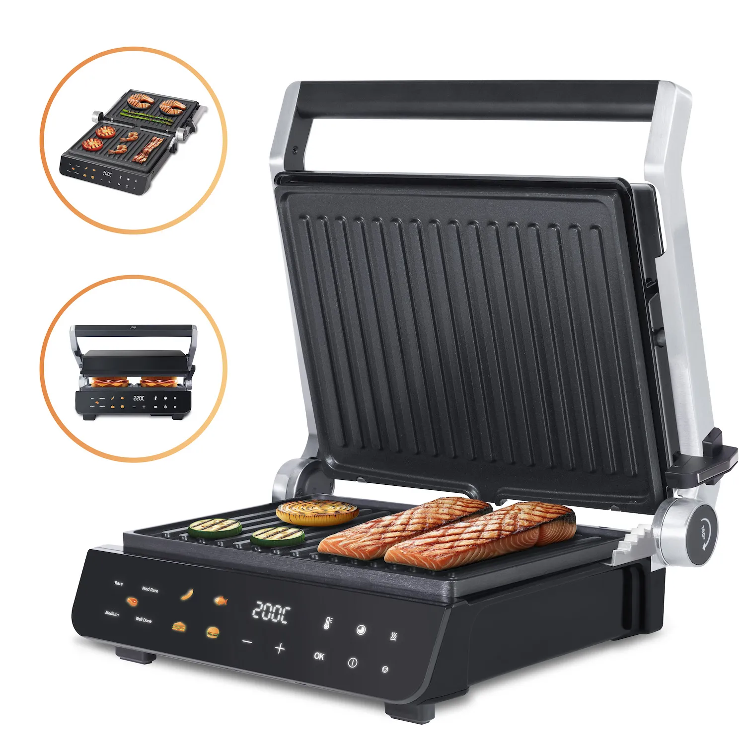 JAP Integrill - Contactgrill met uitneembare platen